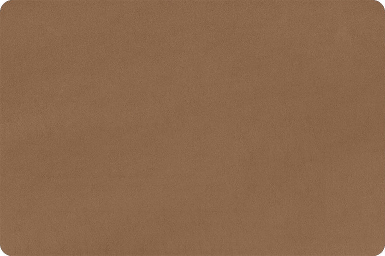 Fabric Shannon Cocoa 90" Extra Wide Solid Cuddle 3 by the Quarter Yard C390-COCOA